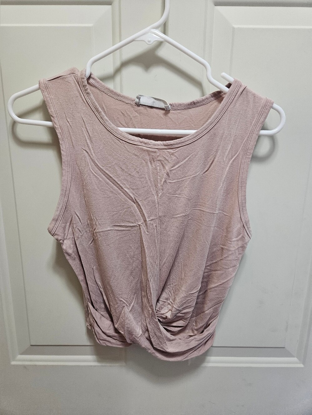 Zenana Front Twist Tank Top